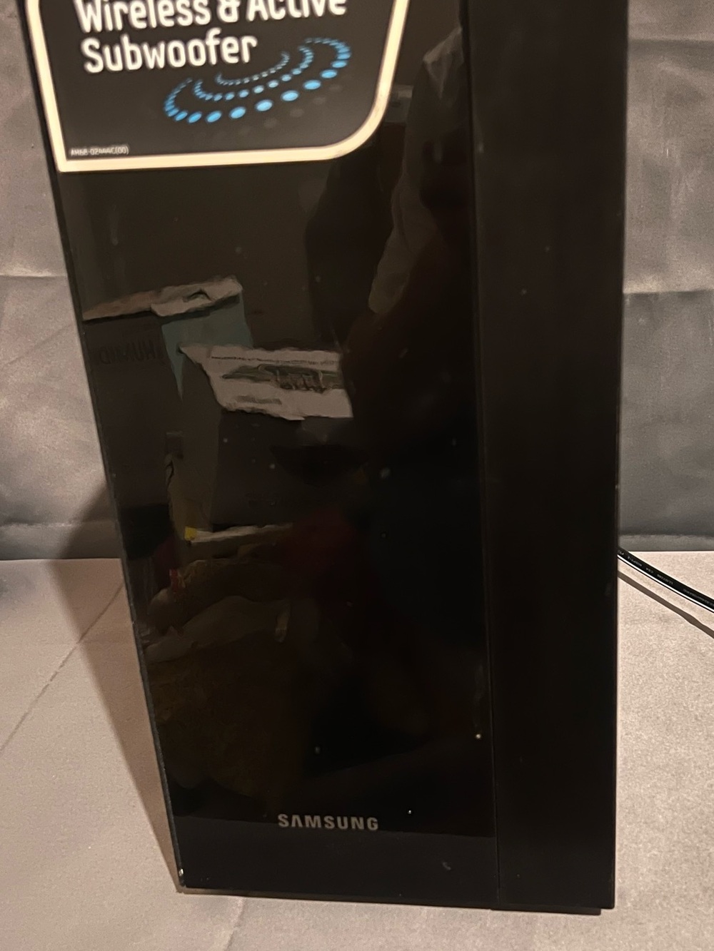 Samsung Glossy Black Subwoofer Tower